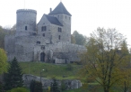Widok na zamek będziński